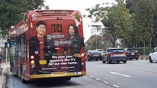 (ERA 45th Anniversary Full Body Advertisement)SG3044S(MDDEP 853) On Service 854 At Yio Chu Kang Road