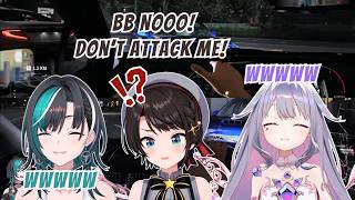 Subaru and Biboo's Driving Gets Completely Out of Control 【Chihaya | Subaru | Bijou | Hololive 】