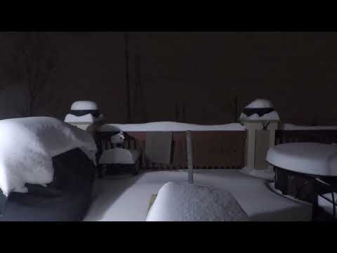 Snowfall Time lapse