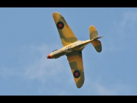LARGE 1/5 SCALE RC MODEL ZIROLI P-40N WARHAWK / KITTYHAWK `GA-C` 96" W/S 3W 75CC  NLMFC BALDOCK 2013