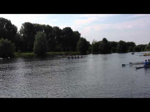 Peterborough Regatta 2012 Leeds RC Mens Novice coxed four