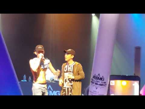 Jay Park translating for Gray and Loco at AOMG NYC tour 2016