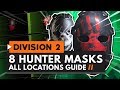 How to Unlock 8 Secret Hunter Masks in The Division 2 | All Locations Guide