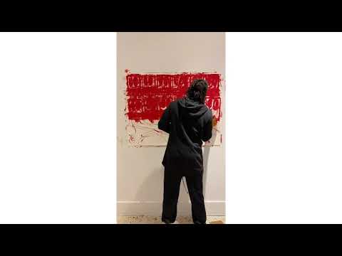 Rashid Johnson and his Untitled Anxious Red Drawings