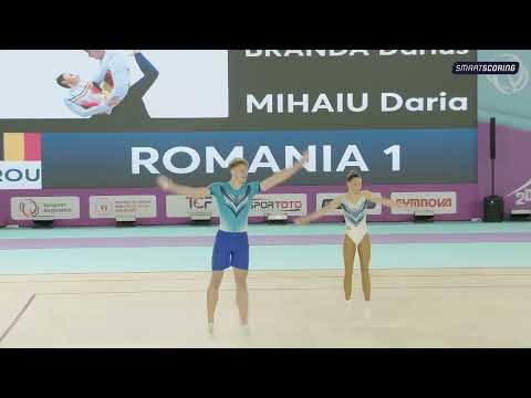 Mixed Pair (ROMANIA 1) 13th European Aerobic Championships Antalya 2023