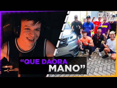 ARUAN REAGE A REAÇÃO DOS MEUS AMIGOS AO VER MEU CARRO NOVO (RENATO GARCIA) - Cortes do Aruan