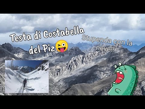 Testa di Costabella del Piz Nord e Sud dal Pian della Regina Pietraporzio Valle Stura 22/10/2022
