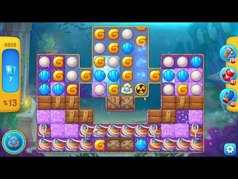 Fishdom 6656 Level - 17 moves - NO BooSTERS