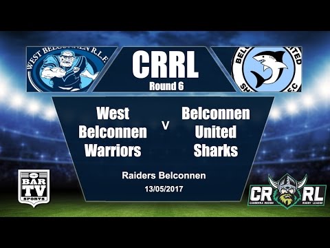 2017 Canberra Rugby League - Round 6 - West Belconnen Warriors v Belconnen United Sharks