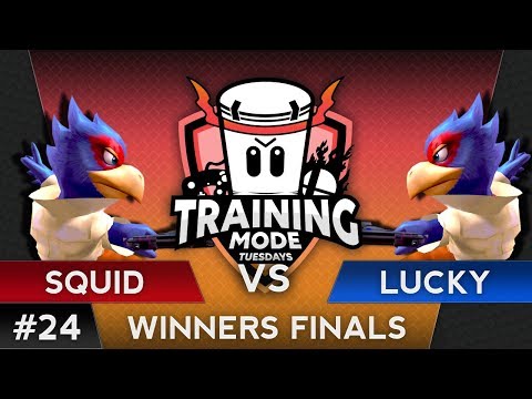 TMT 24 - Squid (Falco) VS Lucky (Falco) - SSBM Winners Finals - Smash Melee