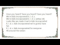 Bloodhound Gang - K.I.D.S. Incorporated Lyrics
