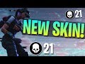 NEW TWITCH PRIME SKIN! 21 Kill Solo Gameplay (Fortnite Battle Royale)