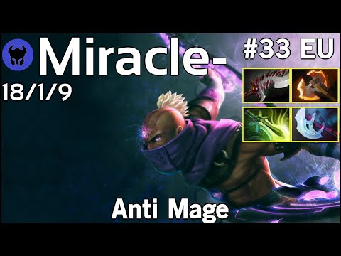 Miracle- [Liquid] plays Anti Mage!!! Dota 2 7.21