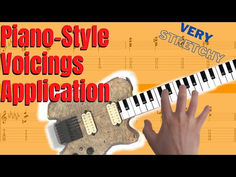 Pianistic Voicings For Jazz Guitar🎸Application within Harmony and Comping