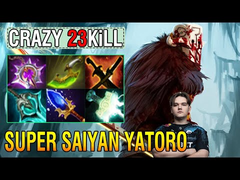 Yatoro [Juggernaut] Super Saiyan Carry Overpower Scepter Build Max Speed Slash Dota 2 7.35d