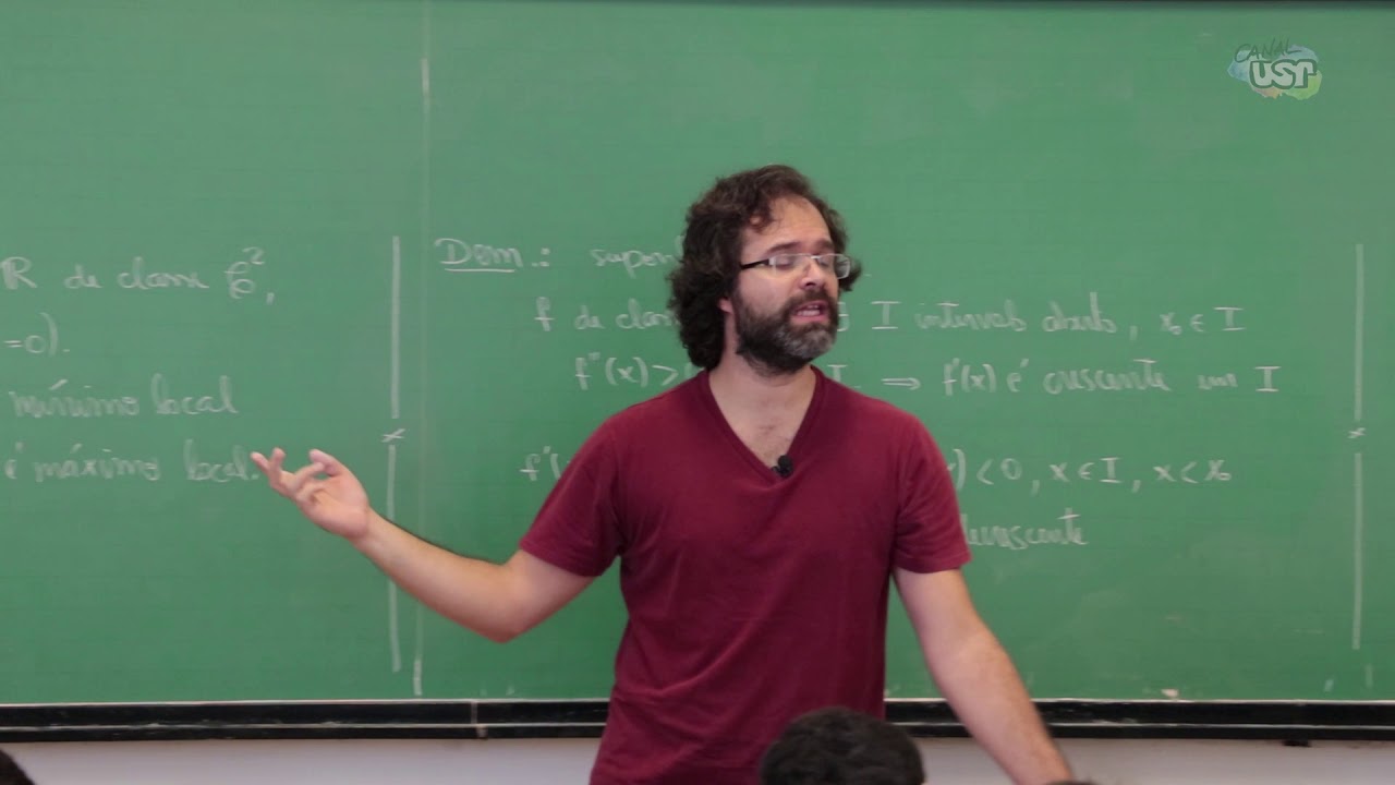 Cálculo I - Aula 19 (3/3) O retorno dos máximos e mínimos