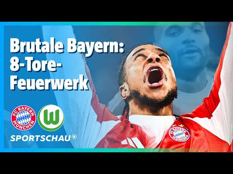 FC Bayern Munich - VfL Wolfsburg Highlights Bundesliga, Matchday 16 | Sportschau Football