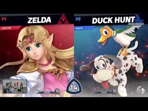 Helluva Weekly #14 - SSB100 (Zelda) Vs. 2Werk (Duck Hunt, Falco) - WR1