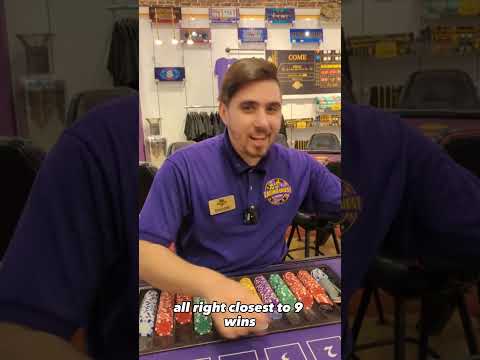 How to play Baccarat in 20 seconds #casino #baccarat #vegas - YouTube