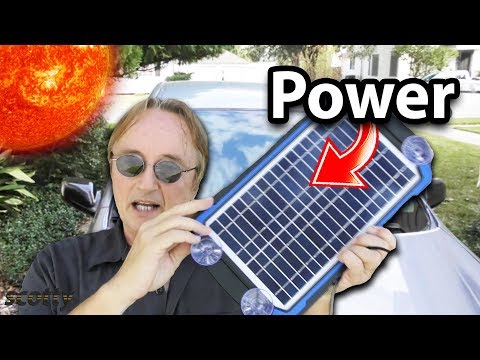 Here's Something You Never Knew You Needed for Your Car - Solar Power