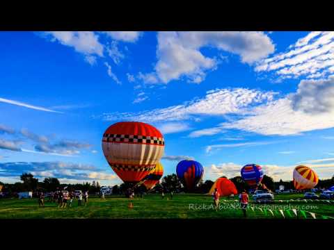 Gatineau Balloon Festival / Montgolfieres de Gatineau 2014 Time Lapse - HD1080p