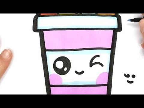 How to draw a cute pencil pot