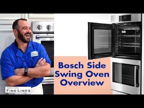 Bosch Side Swing Double Oven Overview #HBLP651LUC