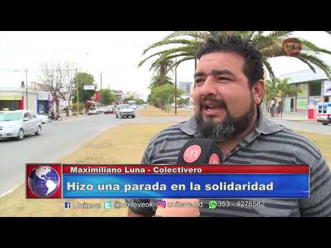 Un colectivero solidario