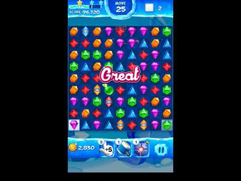 Jewel Pop Mania:Match 3 Puzzle Level 140 ( Ice Cream Town Episode ) - Walkthrough ( No Booster )