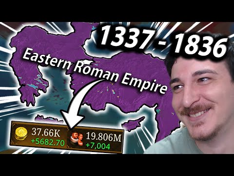 I Played EU5 BYZANTIUM For 1000hrs & Here's The 1337-1836 Campaign !