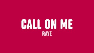 Kadr z teledysku Call On Me tekst piosenki Raye