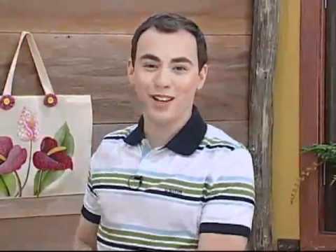 ARTE BRASIL - NANCI GALLINI - PANO DE COPA COM PATCH APLIQUÊ E PINTURA (06/09/2011)