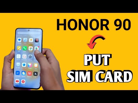 Honor 90 how to put SIM card, honor mobile sim card not working, how to put SIM card Honor 90