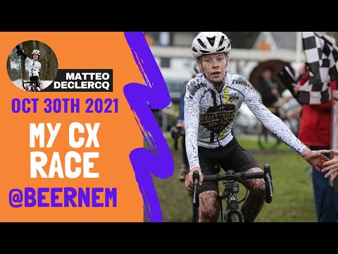 CYCLOCROSS RACE @ BEERNEM (BELGIUM) - U15 - GoPro LAP - A real catch up race