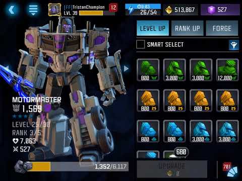 4-Star Motormaster to RANK 3! | Transformers: Forged to Fight