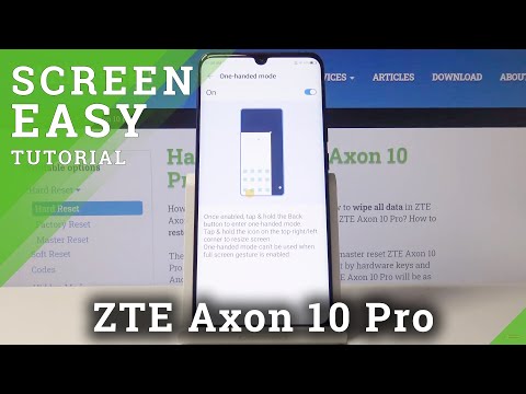 How to Activate One-Hand Mode in ZTE Axon 10 Pro – One-Handed Feature