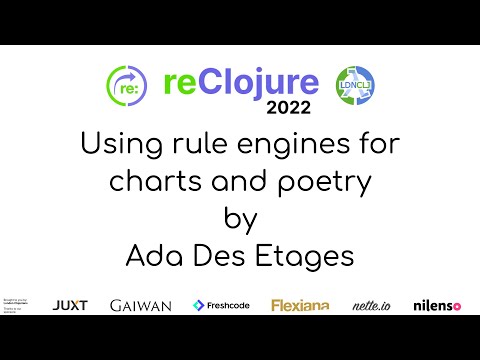 Using rule engines for charts and poetry (by Ada Des Etages)