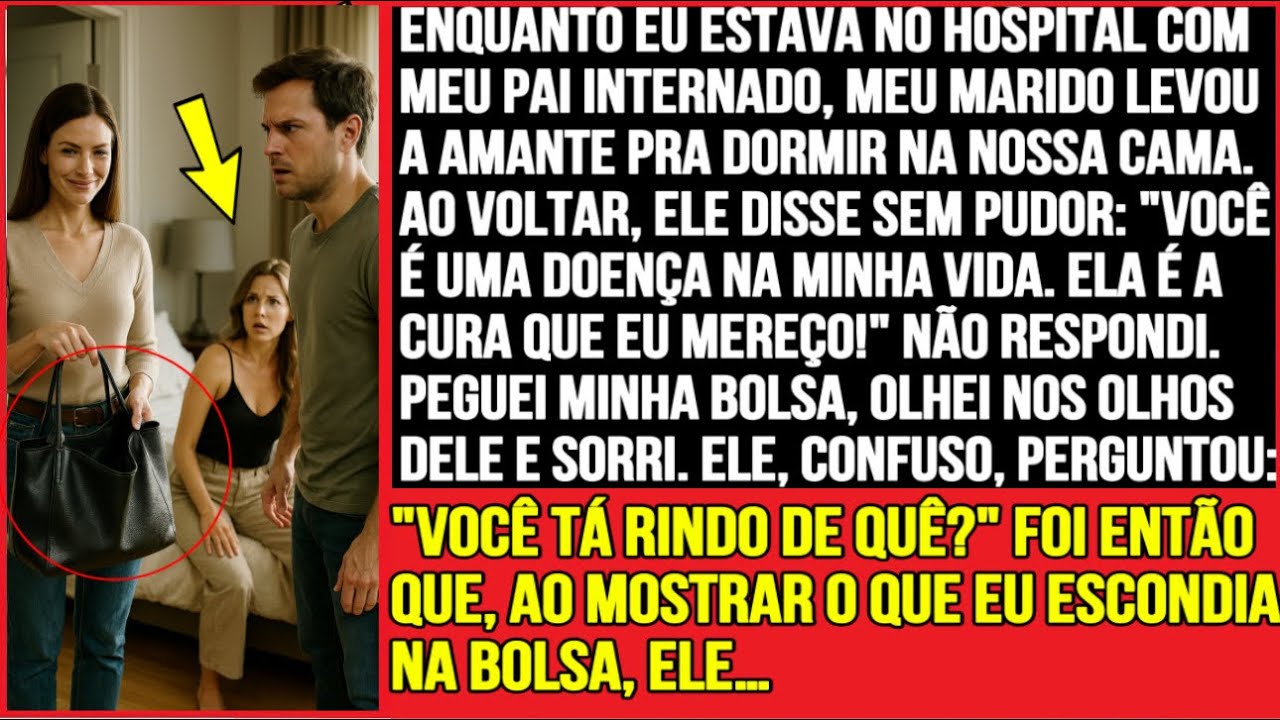 MEU MARIDO LEVOU OUTRA MULHER PARA DORMIR NA MINHA CAMA...