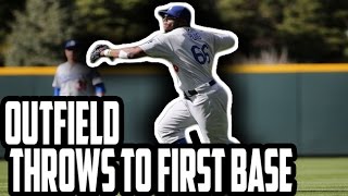 MLB: Throws To First From Outfield (HD)
