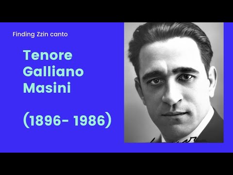 Tenore Galliano masini Album