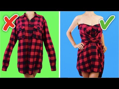 33 COOL AND SIMPLE CLOTHING LIFE HACKS AND CRAFTS