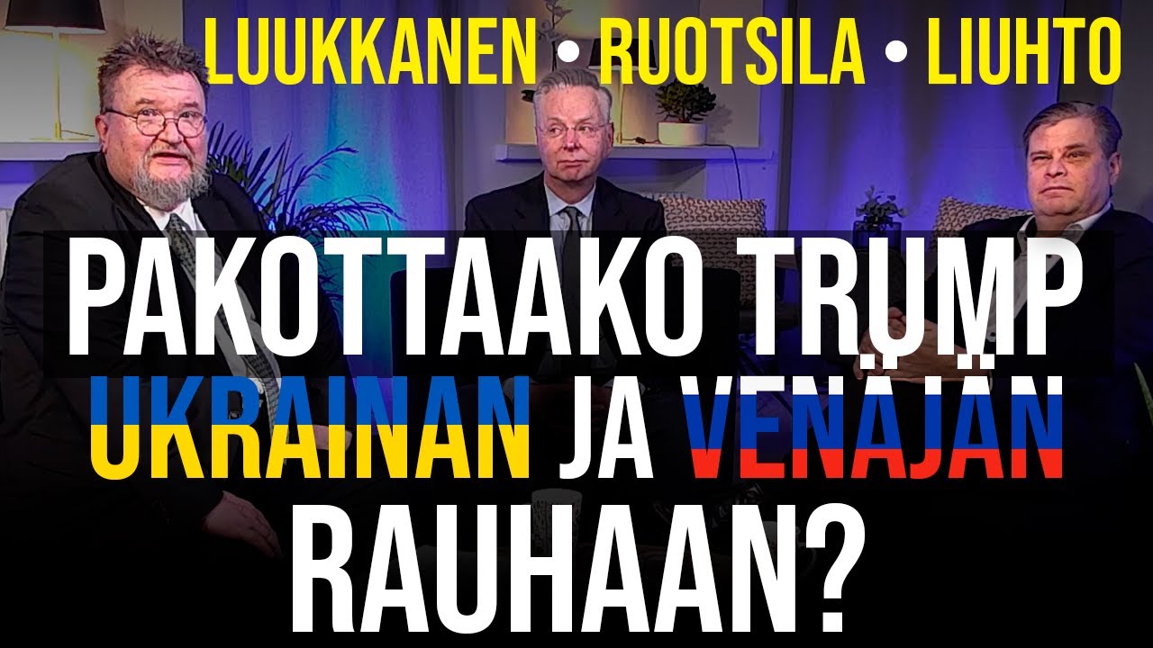 Suomen Uutiset Show- Jakso 2.  Pakottaako Trump Ukrainan ja Venäjän rauhaan?