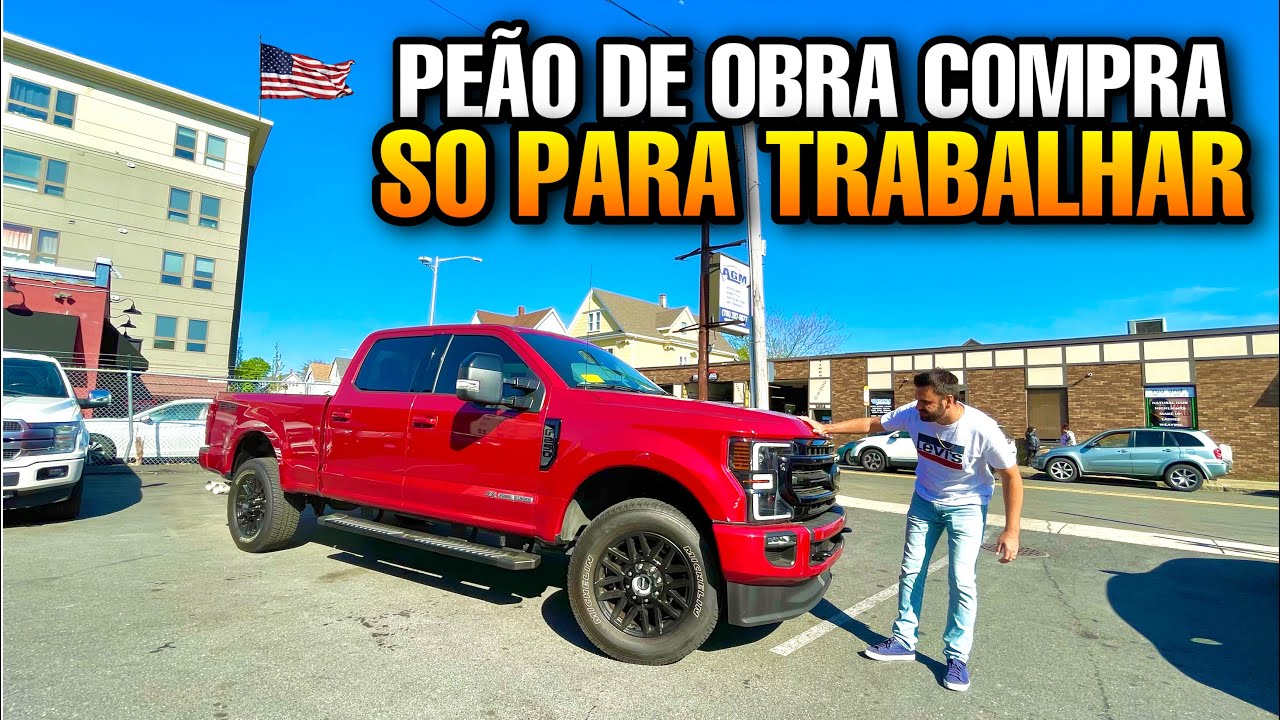 CAMIONETES QUE PEÃO DE OBRA COMPRA PARA TRABALHAR NOS EUA