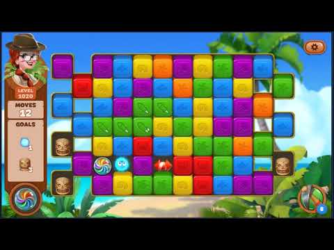 Lost Island Blast Adventure Level 1020 - NO BOOSTERS 🏝️ | SKILLGAMING ✔️