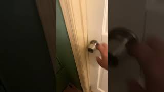How to open a door from outside: Round Doorknob edition | Tutorial |