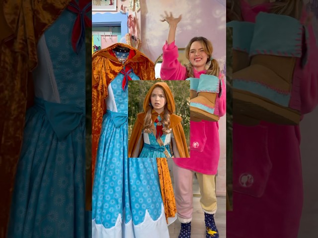 Vídeo relacionado con Yulefly Holly Wheeler Disfraz Strange Holly Azul Vestido Marrón Capa Capucha Disfraz Carnaval Halloween 150