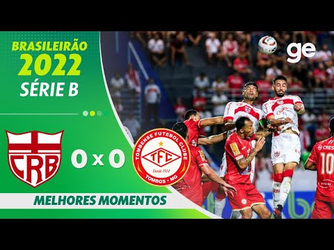 Gols e lances de CRB x Tombense