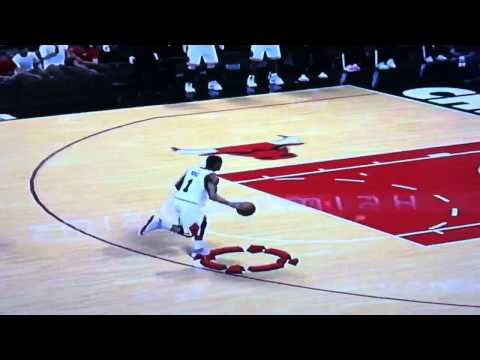 NBA2k12 Derrick rose dunk