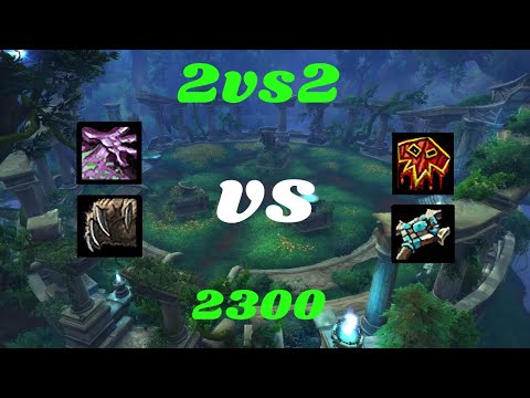Destro Warlock Arena 2vs2 vs Ele & Disc - BfA 8.3  Saison 4
