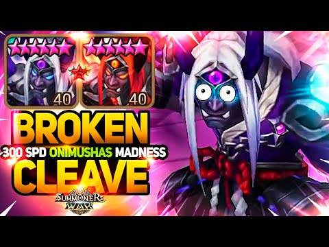 This 300 SPD ONIMUSHA CLEAVE is LITERALLY INSANE